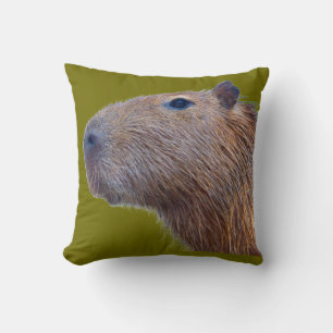 Capybara Throw Pillow