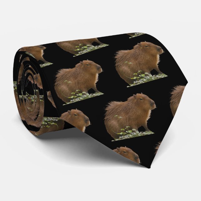 Capybara Tie (Rolled)
