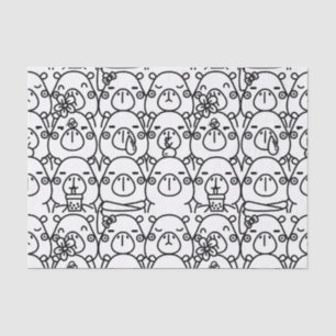 Capybara Tissue Paper