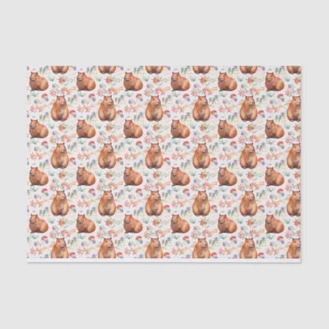 Capybara Tissue Paper (Front)