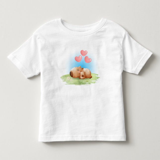Capybara  toddler t-shirt (Front)