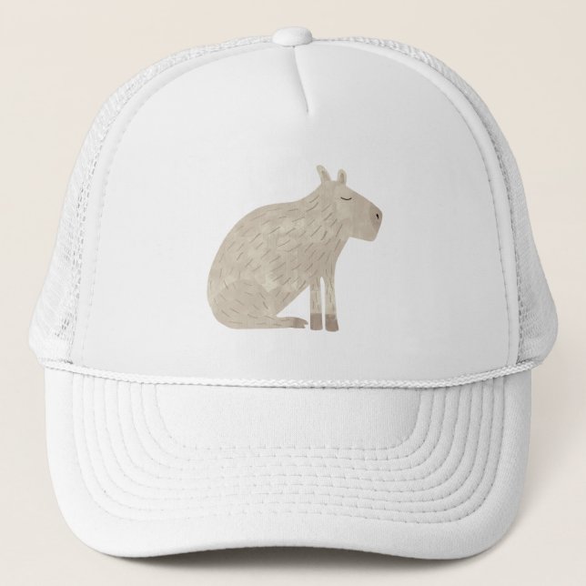 Capybara Trucker Hat (Front)