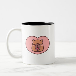 Capybara Two-Tone Coffee Mug