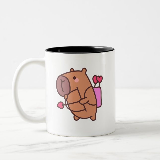 Capybara Two-Tone Coffee Mug (Left)