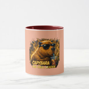 Capybara Vibes 🧋   Chill Leader Energy Mug
