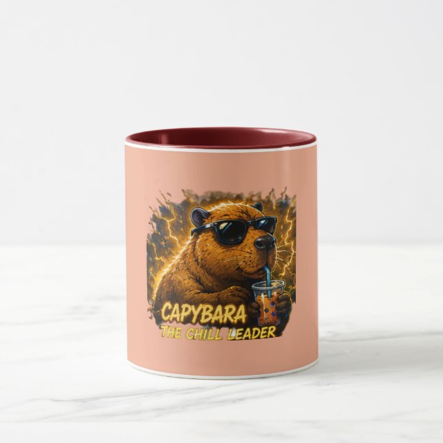 Capybara Vibes 🧋 | Chill Leader Energy Mug (Center)