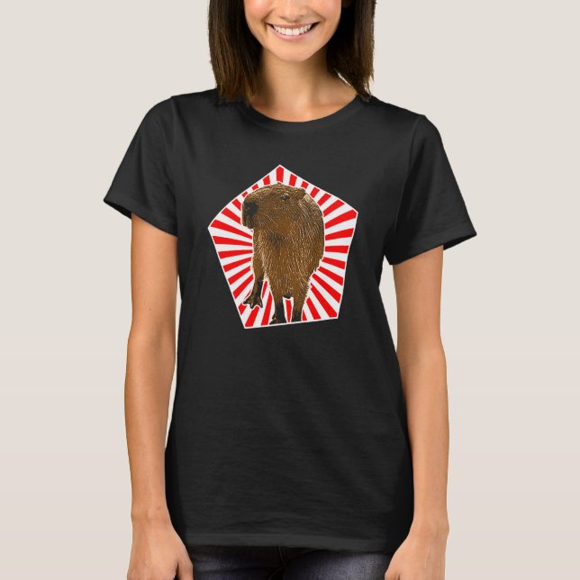 Capybara Vintage Capybara T-Shirt (Front)