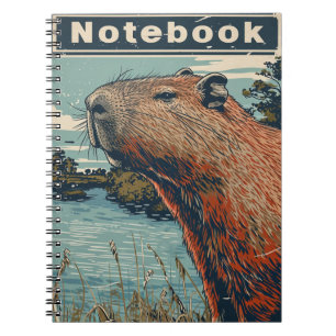 Capybara Vintage Notebook