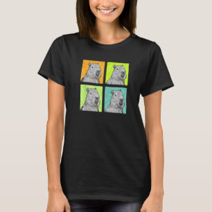Capybara Vintage South America Rodent Grass Eater T-Shirt
