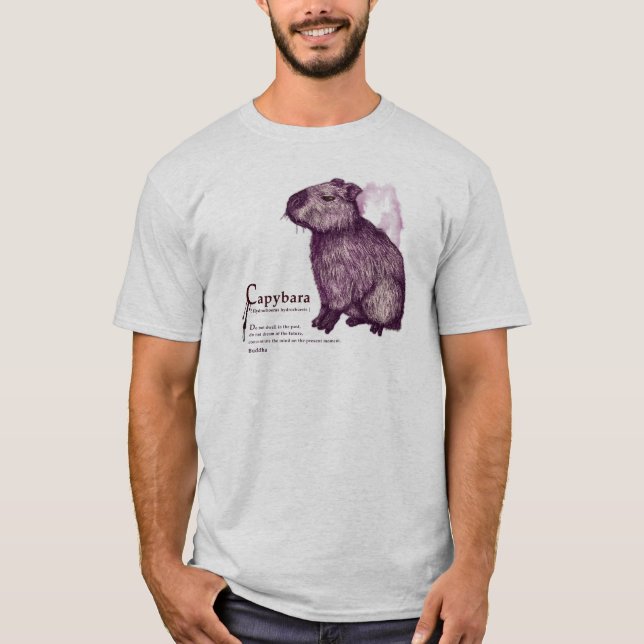 capybara - wine T-Shirt (Front)