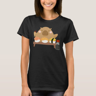 Capybara with Sushi T-Shirt