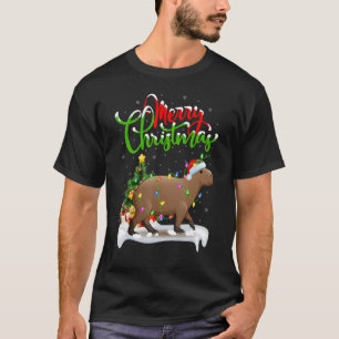 Capybara   Xmas Decorations Santa Capybara Christm T-Shirt