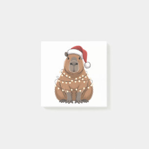 Capybara Xmas Matching Funny Santa Post-it Notes