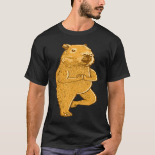 Capybara Yoga pose Sport Workout exercises T-Shirt