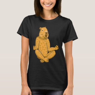 Capybara Yoga poses Workout Sport Meditation T-Shirt