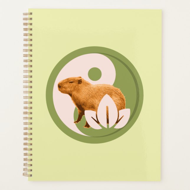 Capybara Zen Yin Yang Nature Paisible (Devant)