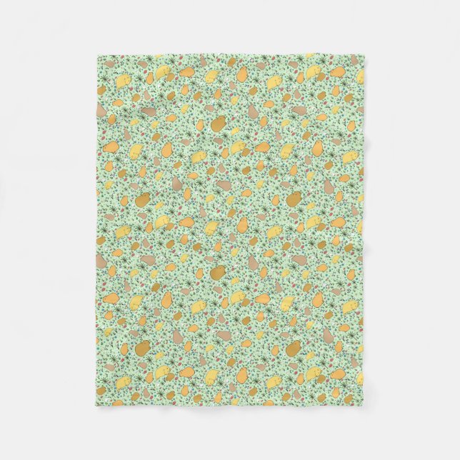 Capybaras in Green Fleece Blanket (Front)