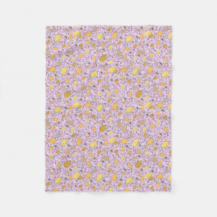 Capybaras in Pink Fleece Blanket