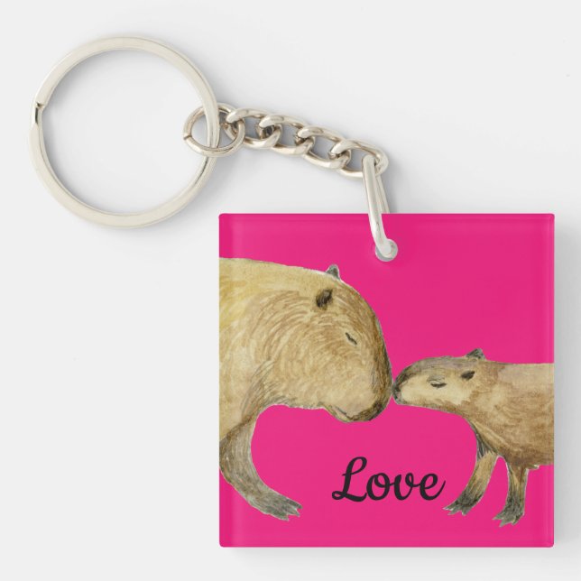 Capybaras Keychain (Front)