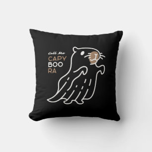 Capyboora Throw Pillow