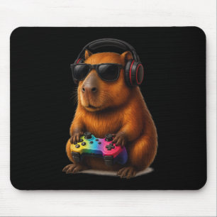 Capyra Gamer Funny Video Games Capyra 2 Mouse Pad