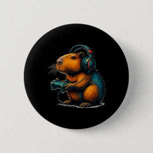 Capyra Video Gamer Capyra 2 Inch Round Button