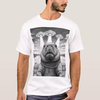 Capyverse Chronicles: The UFO Selfie T-Shirt