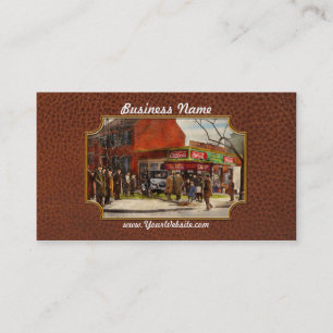 Car - Accident - Looking out for number one 1921 Business Card