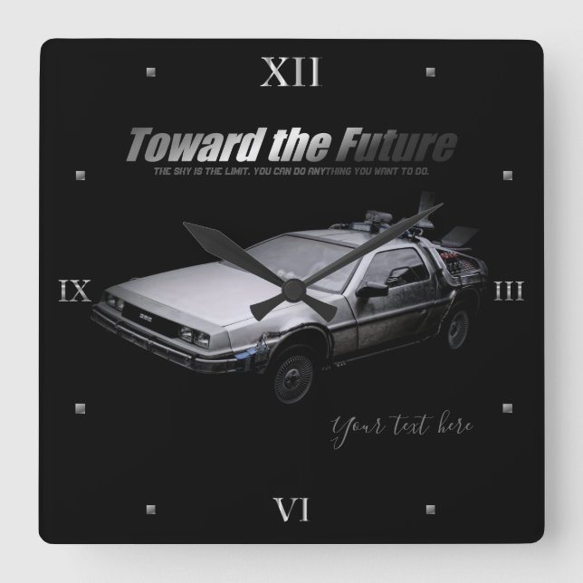 Car: Acrylic Wall Clock (Front)