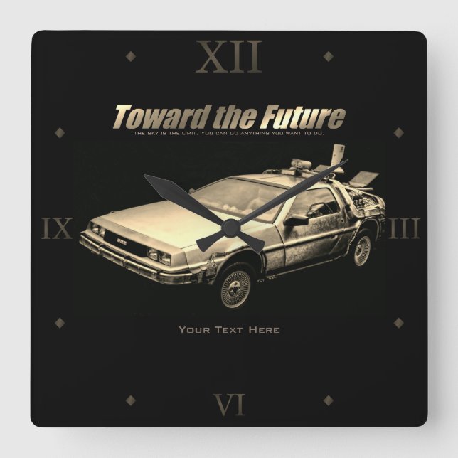 Car: Acrylic Wall Clock (Front)