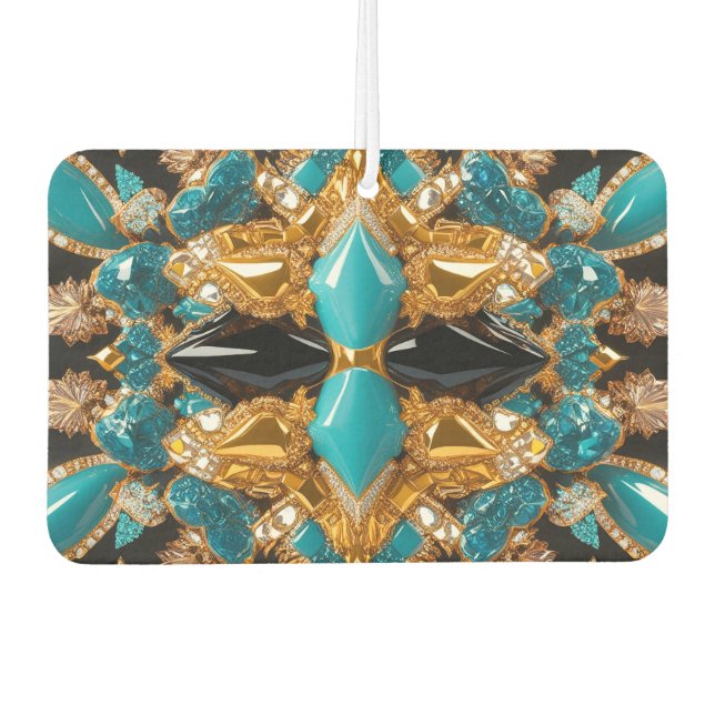 Car Air Fresheners with Bahamian Colours Design (Front)