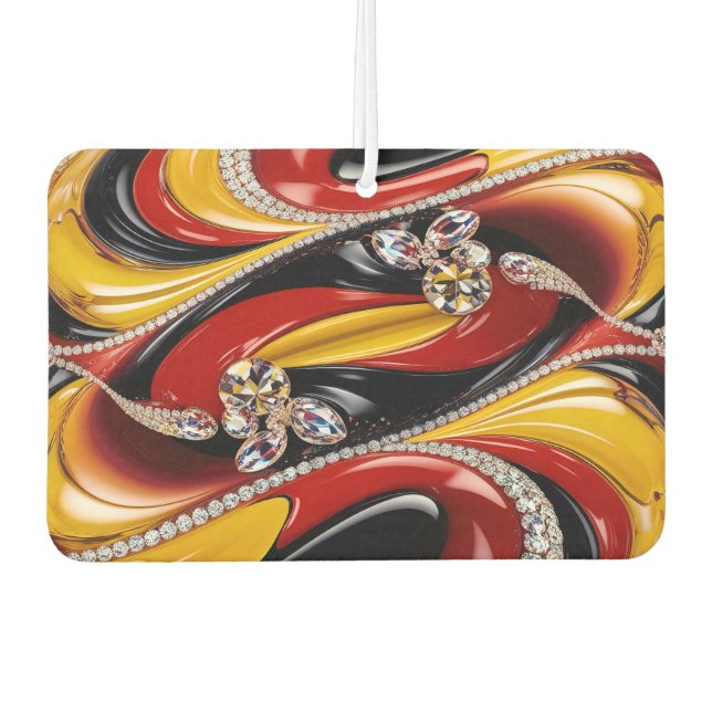 Car Air Fresheners with Belgian Colours Design (Front)