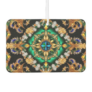 Car Air Fresheners with Brazilian Colours Design