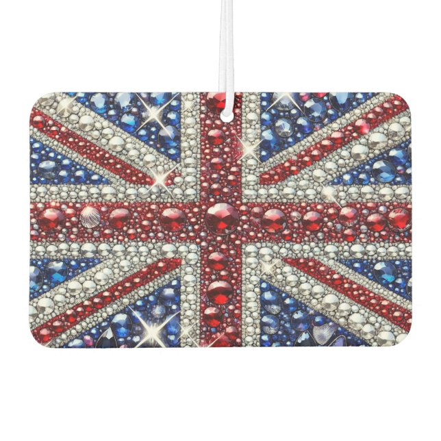 Car Air Fresheners with British Colours Design (Front)