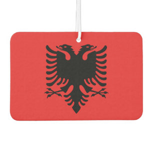 Car Air Fresheners with Flag of Albania