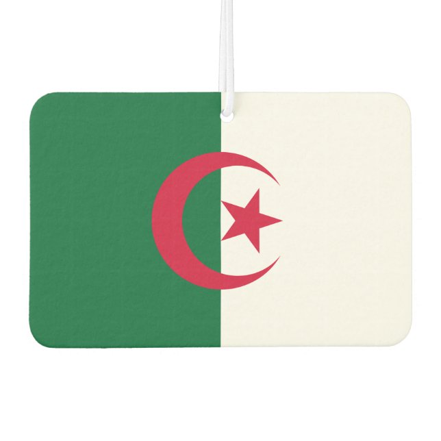 Car Air Fresheners with Flag of Algeria (Front)
