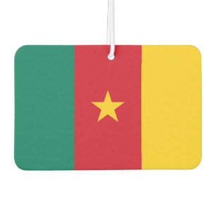 Car Air Fresheners with Flag of Cameroon