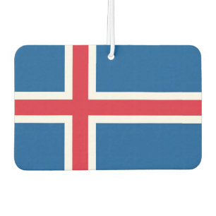 Car Air Fresheners with Flag of Iceland