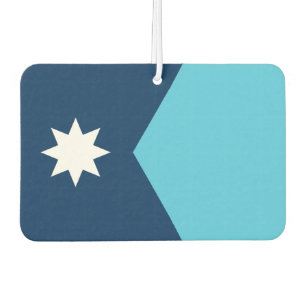 Car Air Fresheners with Flag of Minnesota, USA