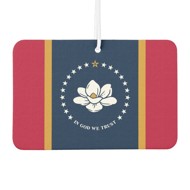 Car Air Fresheners with Flag of Mississippi (Front)