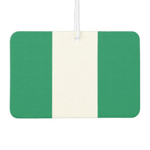 Car Air Fresheners with Flag of Nigeria