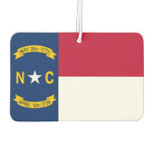 Car Air Fresheners with Flag of North Carolina (Back)