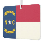 Car Air Fresheners with Flag of North Carolina (Left)
