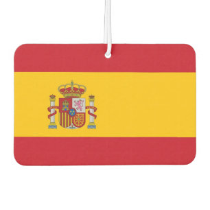 Car Air Fresheners with Flag of Spain