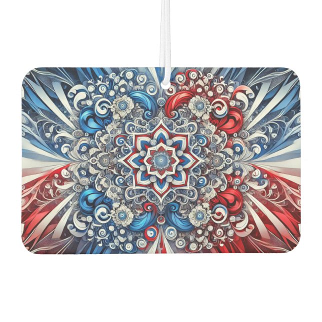 Car Air Fresheners with France Colours Design (Front)