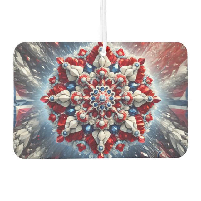 Car Air Fresheners with Norwegian Colours Design (Front)