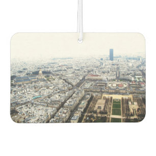 Car Air Fresheners with panorama of Paris