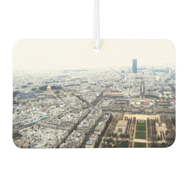 Car Air Fresheners with panorama of Paris (Front)