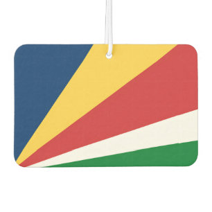 Car Air Fresheners with Seychelles Colours Design