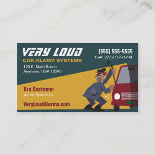 Car Alarm Systems Business Card